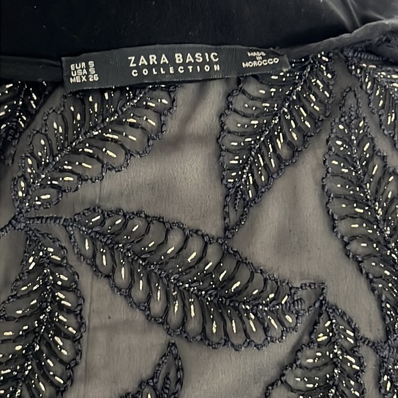 ZARA size small embroidered bomber jacket - Picture 4 of 4